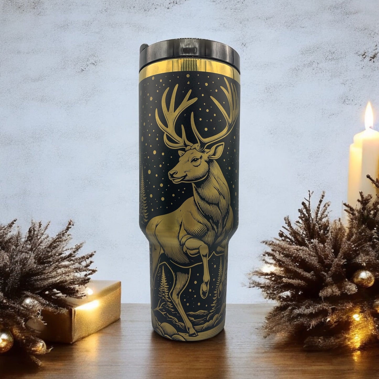 Christmas Reindeer 40oz Tumbler