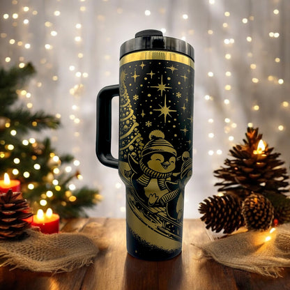 Christmas Penguins 40oz Tumbler